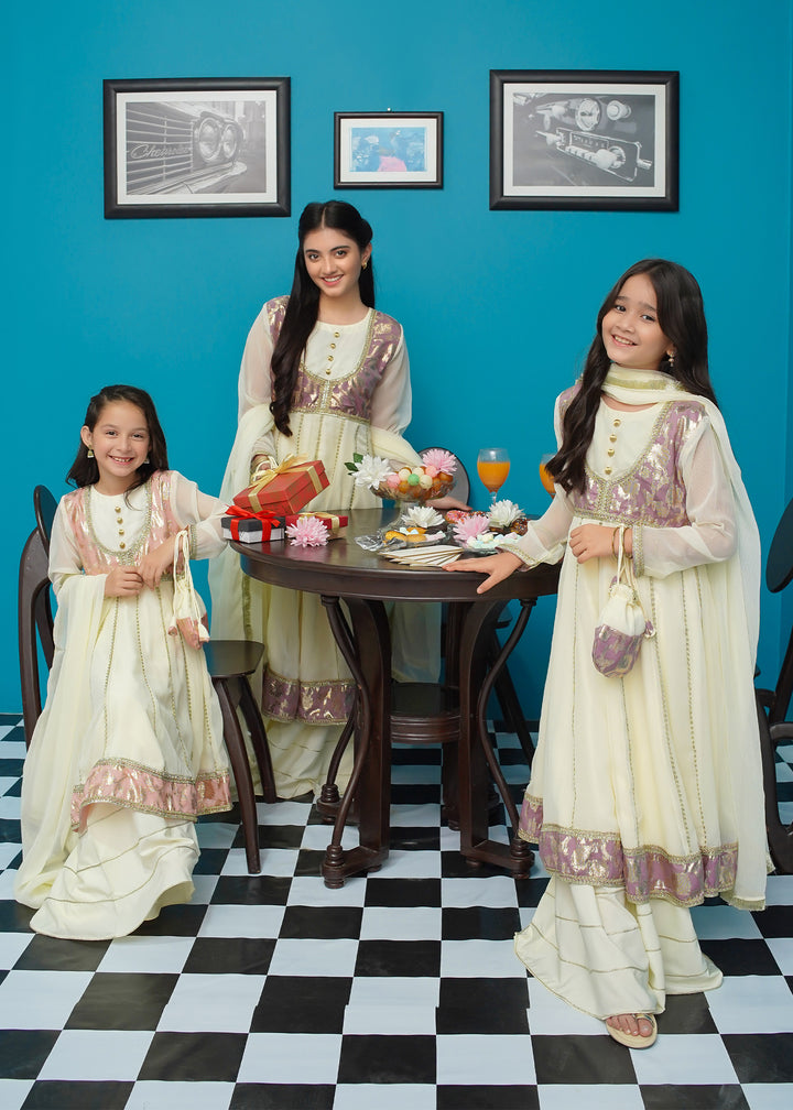 Kids Chiffon Formal Eid Dress