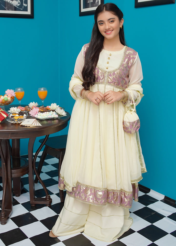 Kids Chiffon Formal Eid Dress