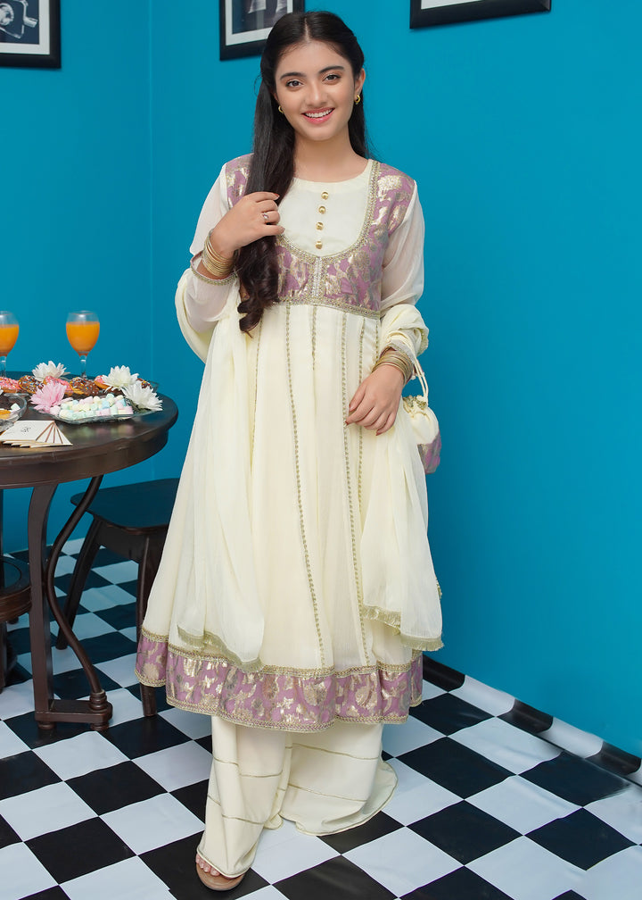 Kids Chiffon Formal Eid Dress