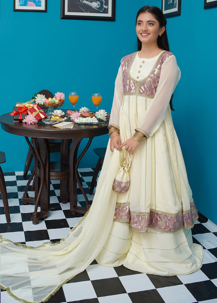 Kids Chiffon Formal Eid Dress