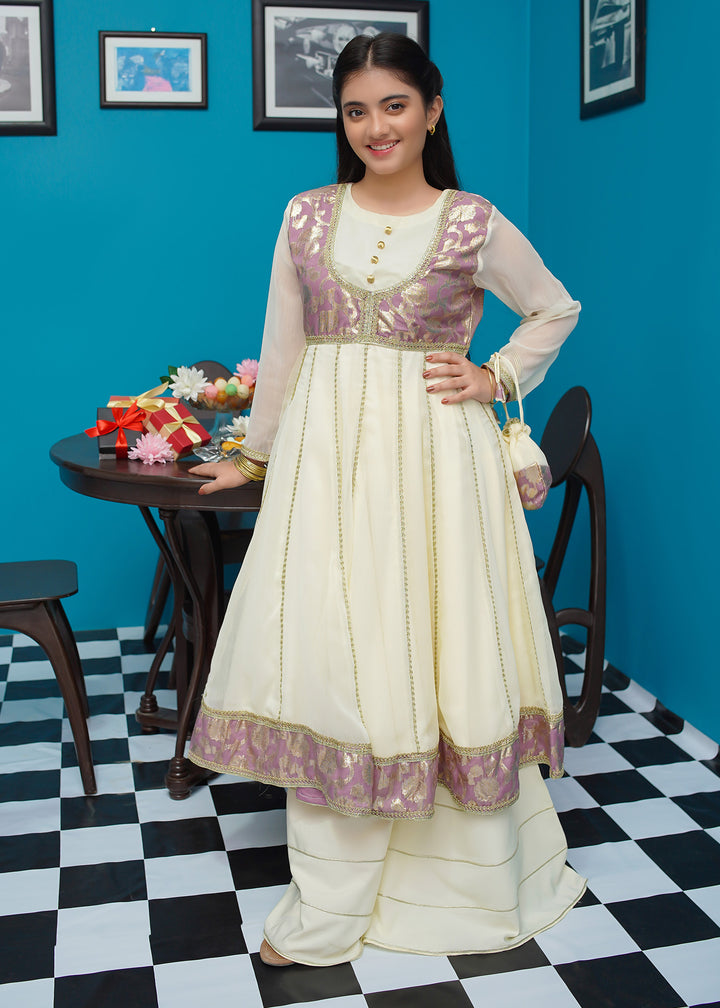 Kids Chiffon Formal Eid Dress