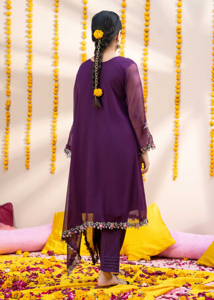 Embroidered Rawsilk 3 Piece Suit