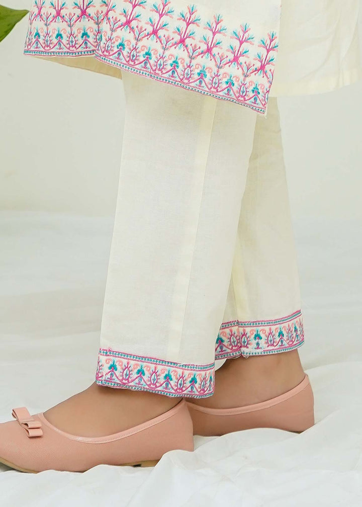 Khaddar embroidered dress