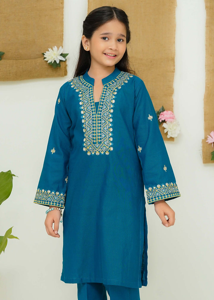 kids khaddar 2 piece suit