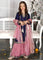 Kids Blue Raw Silk Gharara Outfit