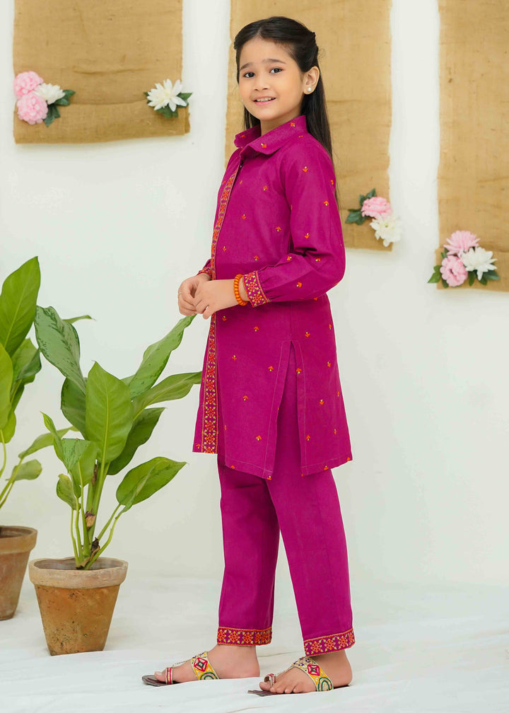 khaddar embroidered 2 piece suit