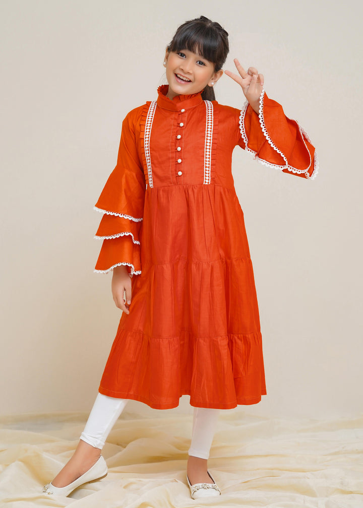 Girls Cotton Long Frock