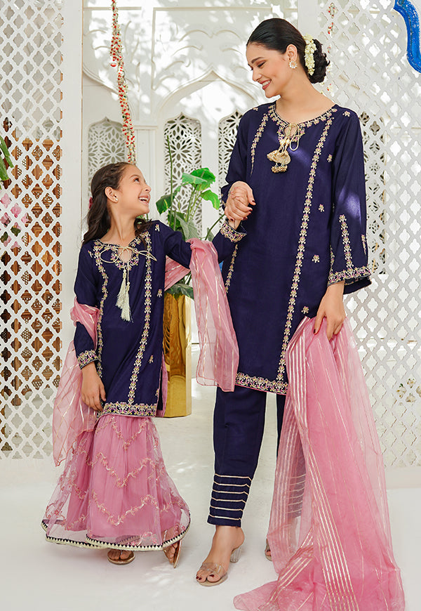 Embroidered Kids 3 Piece Suits