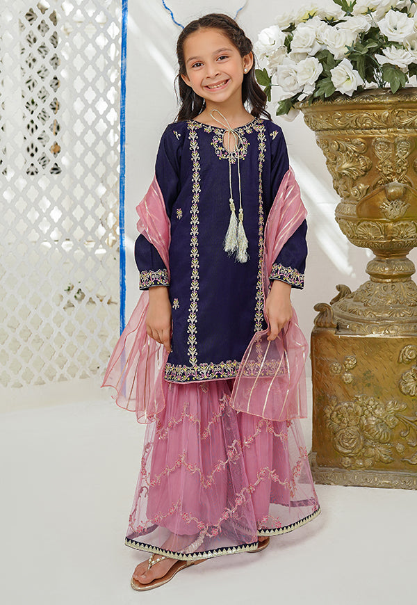 Embroidered Kids 3 Piece Suits