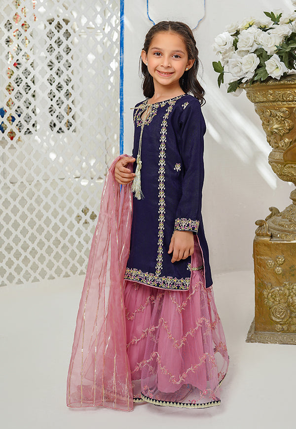 Embroidered Kids 3 Piece Suits