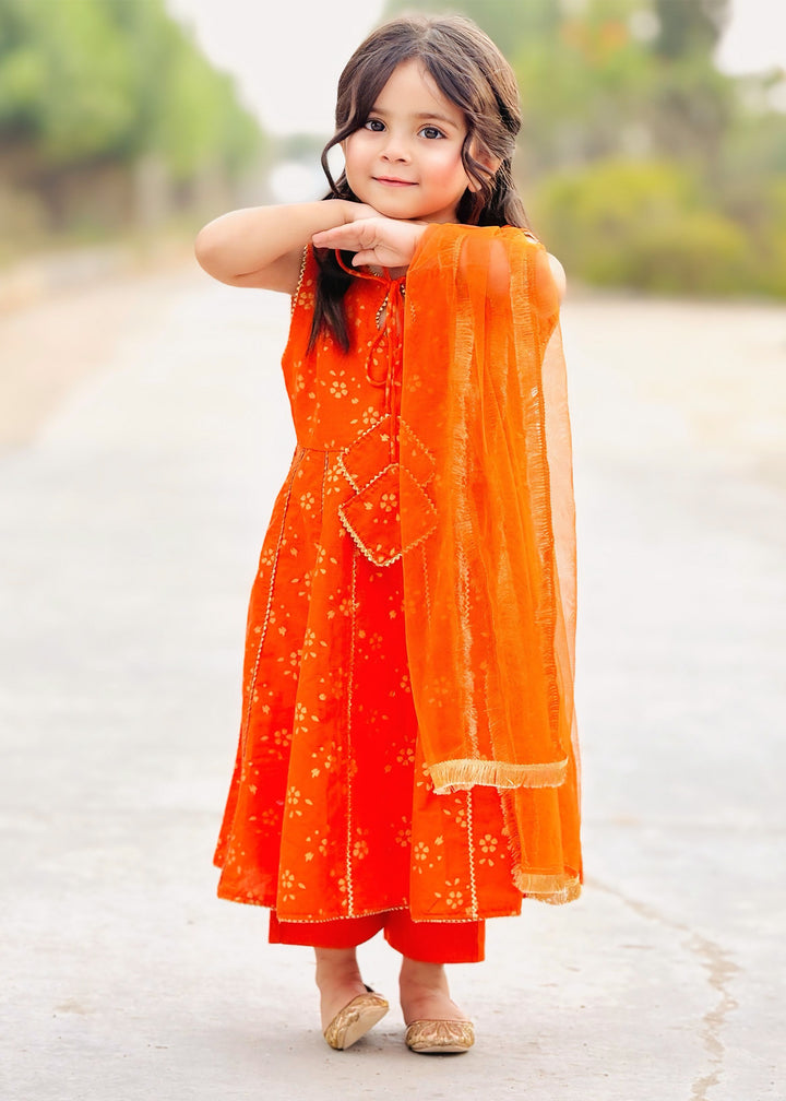 Girls Formal Festive Wear Cotton Dress
