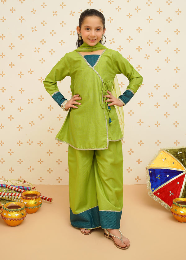 Girls 3 Piece Cotton Outfit | 9095
