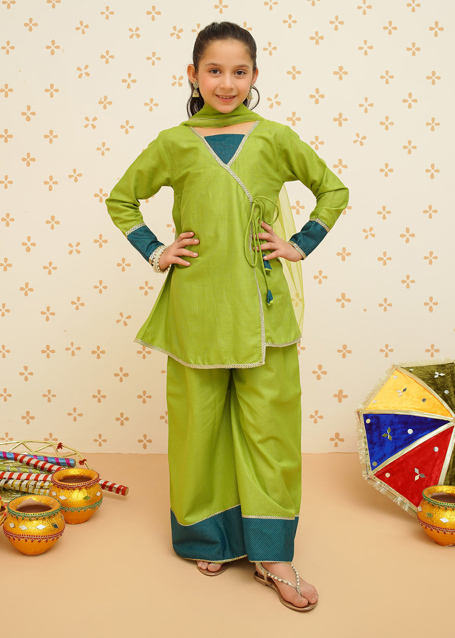 Girls 3 Piece Cotton Outfit | 9095