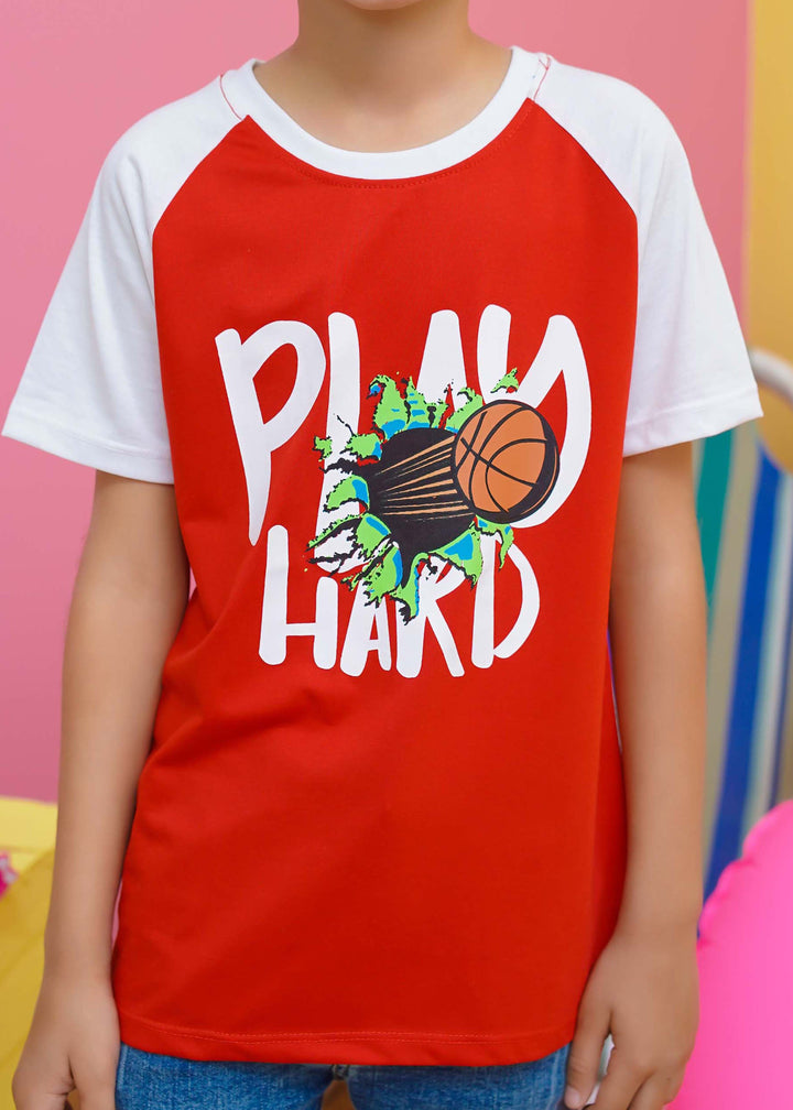 Printed Trendy T-Shirt For Boys