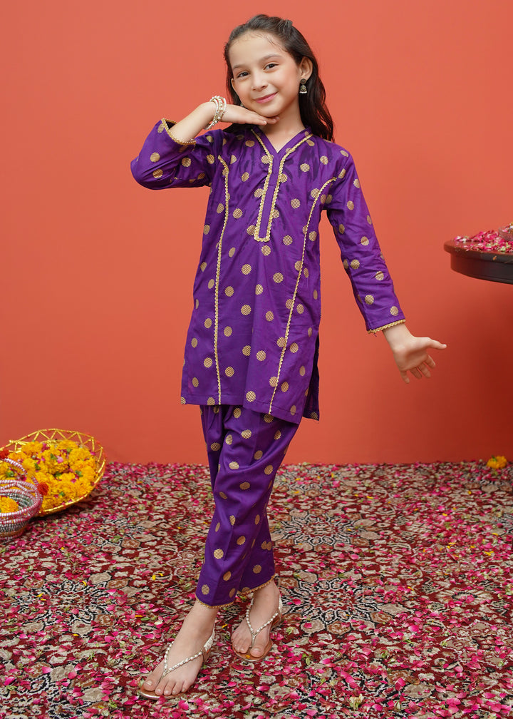 Toddlers Cambric Printed 2 Piece Suit