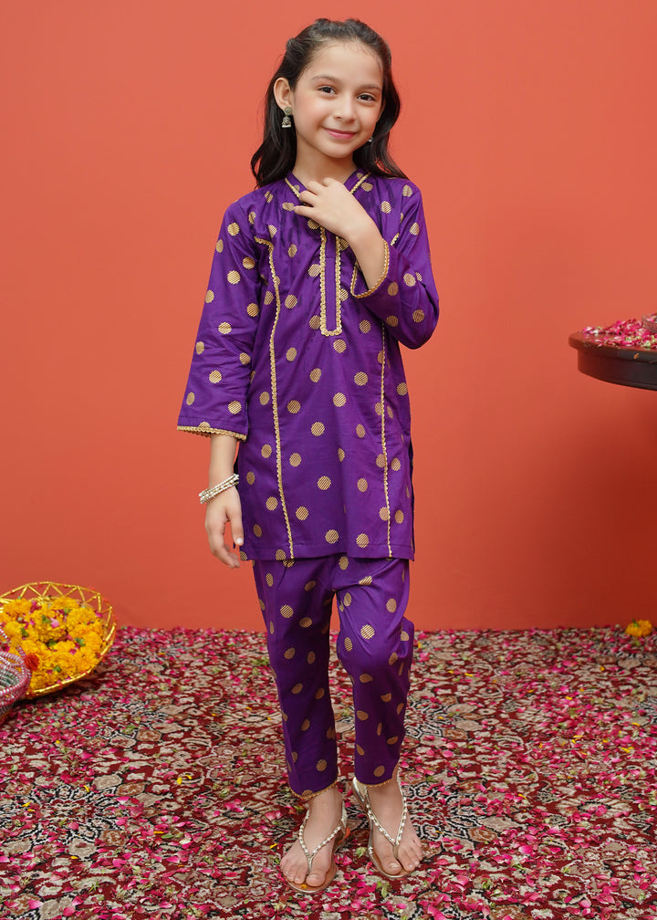 Toddlers Cambric Printed 2 Piece Suit