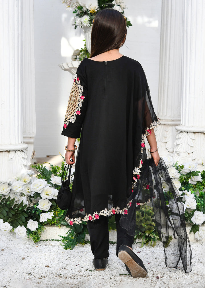 Pearl Cape Dress - Black - Modest Clothing