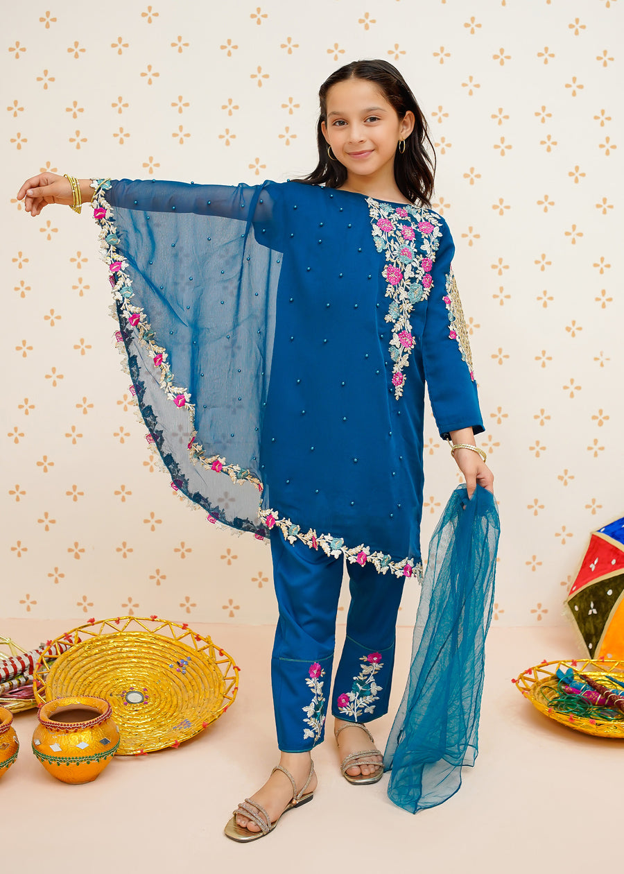 Pearl Cape Shirt - Blue