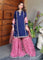 3 Piece Women Raw Silk Gharara - Gulnoor