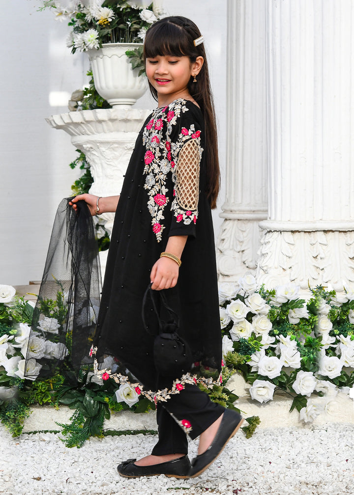 Pearl Cape Dress - Black - Modest Clothing