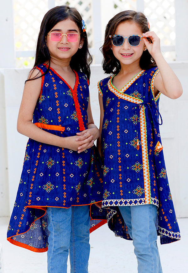 kids blue kurti