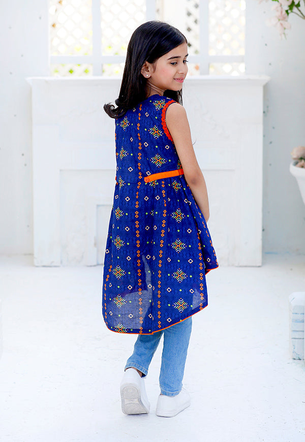 kids blue kurti