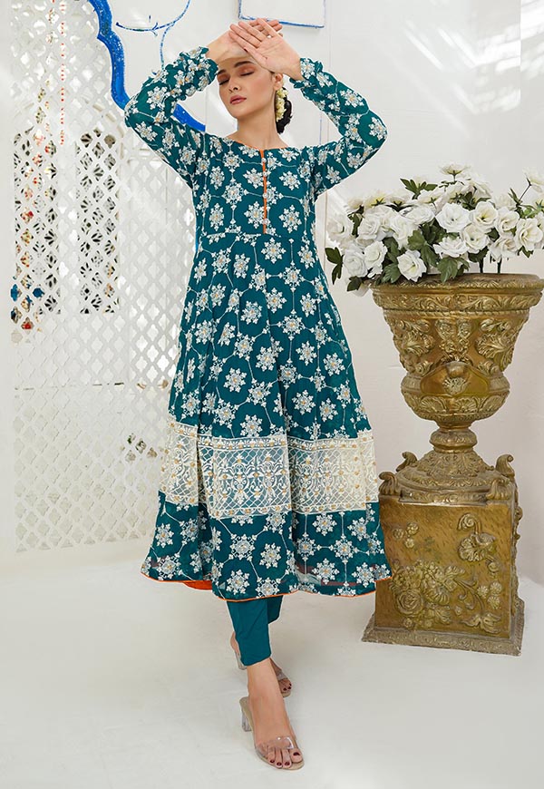 Womens 3 Piece Chiffon Lawn