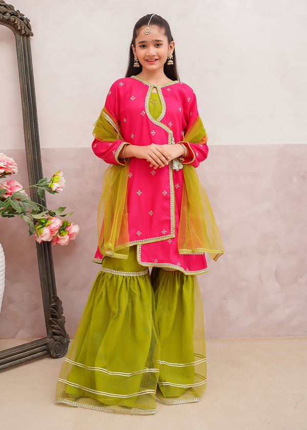 Girls Wedding Gharara Suit