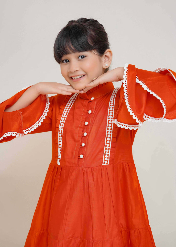 Girls Cotton Long Frock