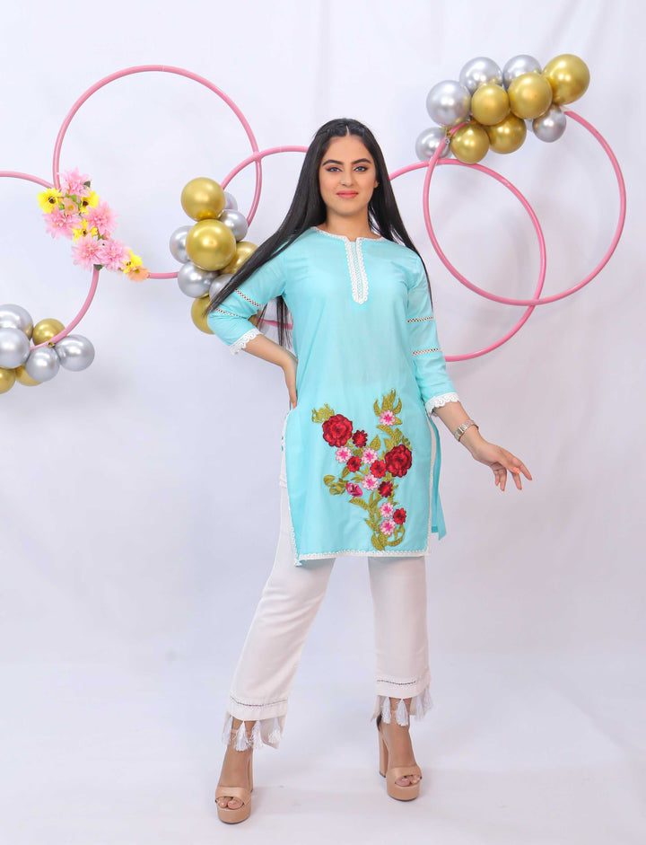 Hoor -  Cotton Kurti - Modest Clothing