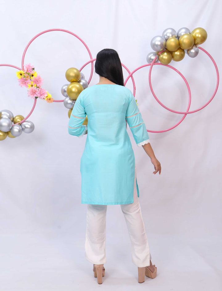 Hoor -  Cotton Kurti - Modest Clothing