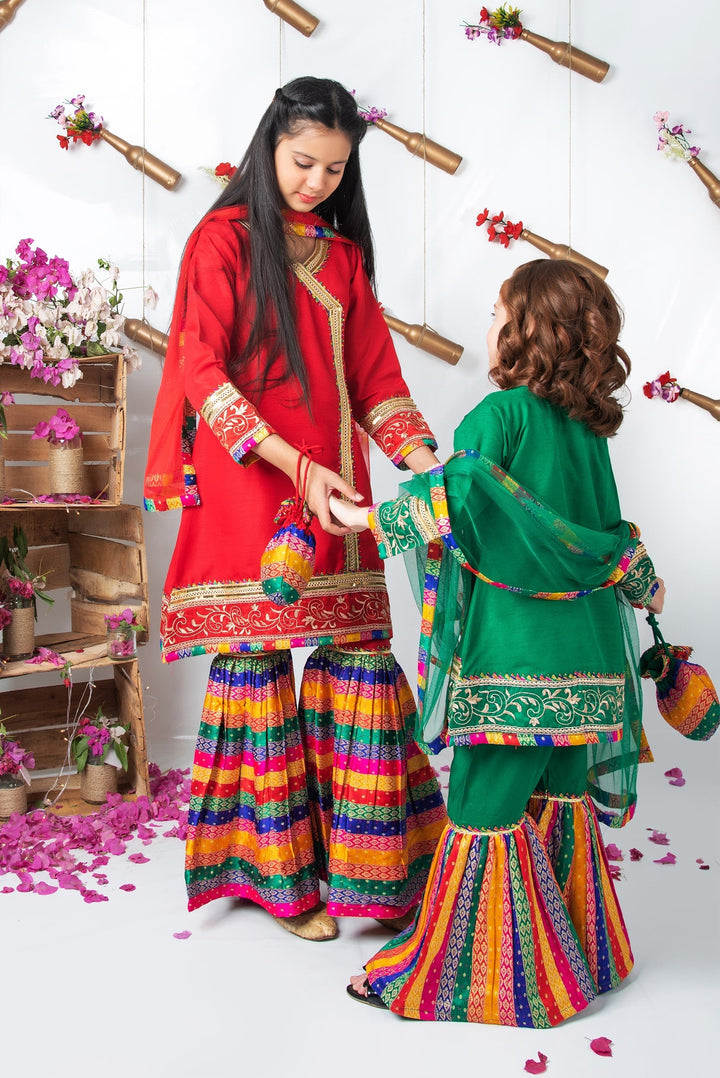 Mah e Noor - Red - Modest Clothing