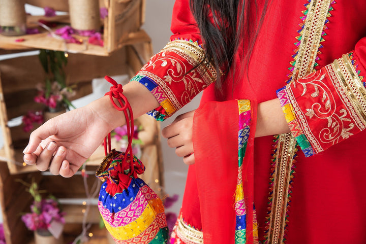 Mah e Noor - Red - Modest Clothing