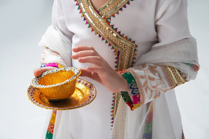 Mah e Noor - White - Modest Clothing
