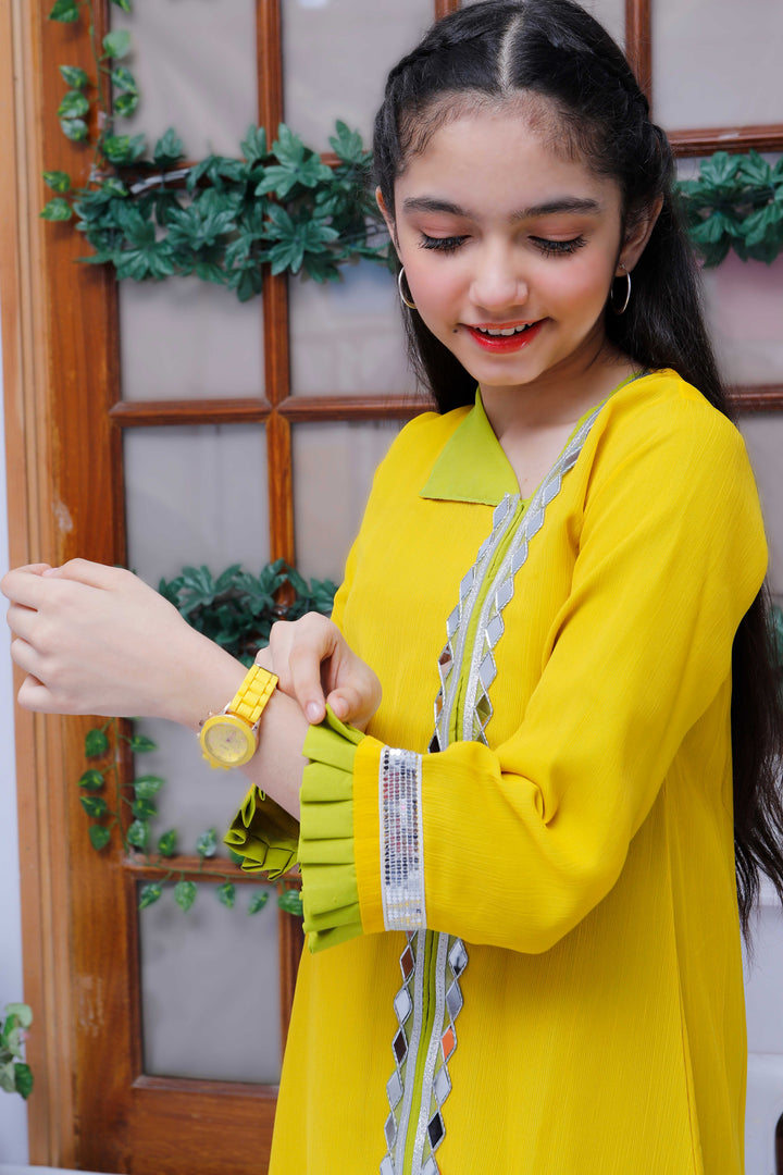 Mirror Strike - Yellow - Modest Clothing
