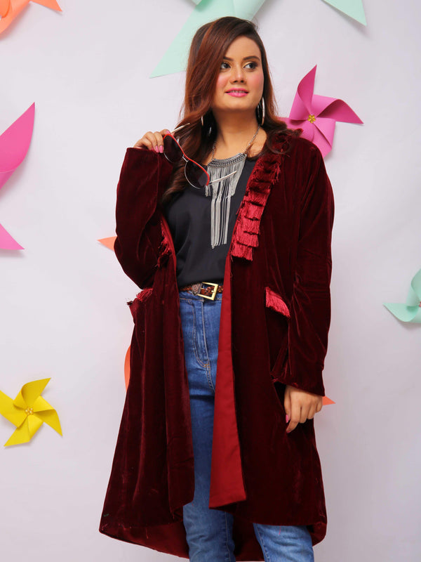 Maroon Charm - Modest Clothing