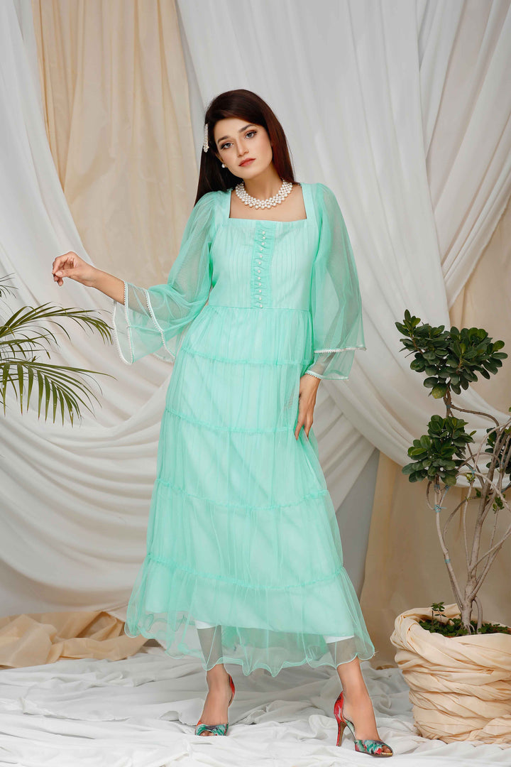 Aqua Leaf Modest Clothing