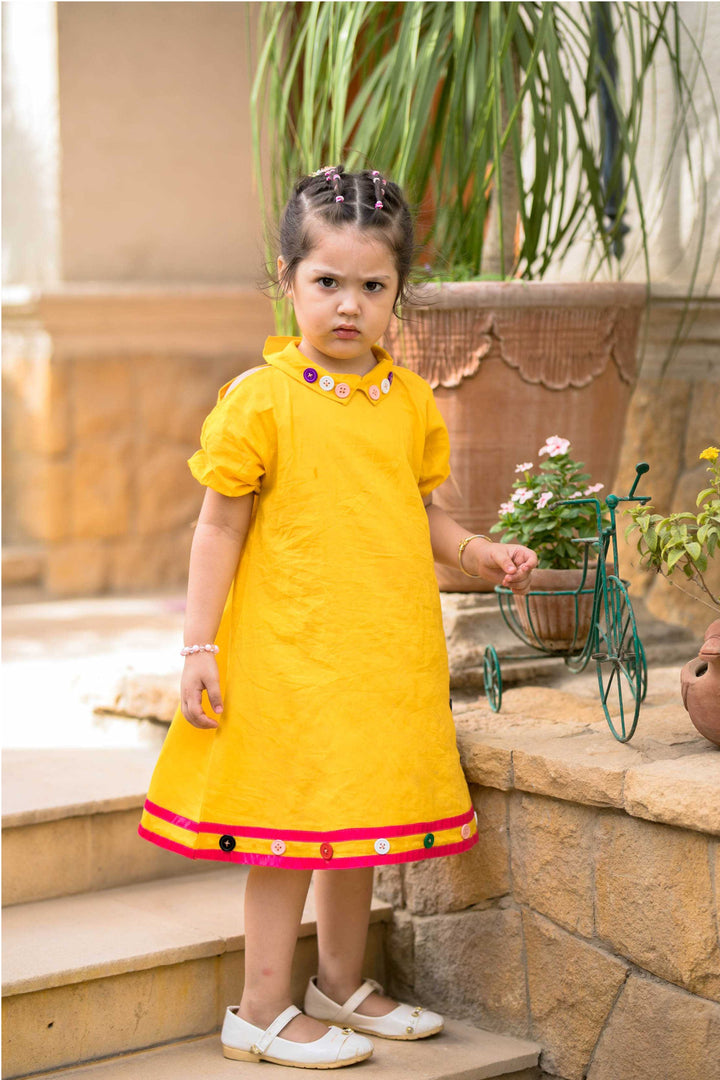 Bubbles - Yellow Top Modest Clothing