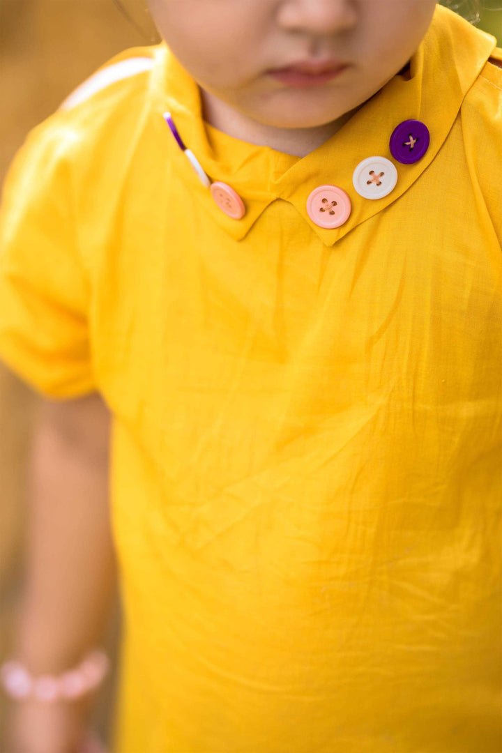 Bubbles - Yellow Top Modest Clothing