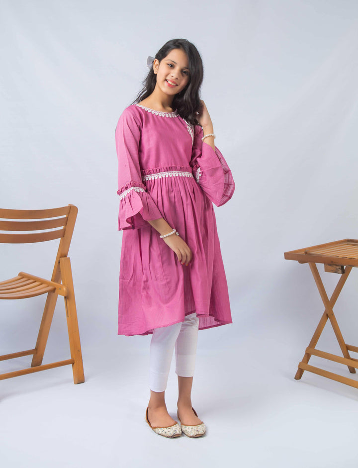 Butterfly Blush - Khaddar Top Modest Clothing