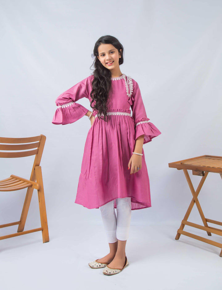 Butterfly Blush - Khaddar Top Modest Clothing