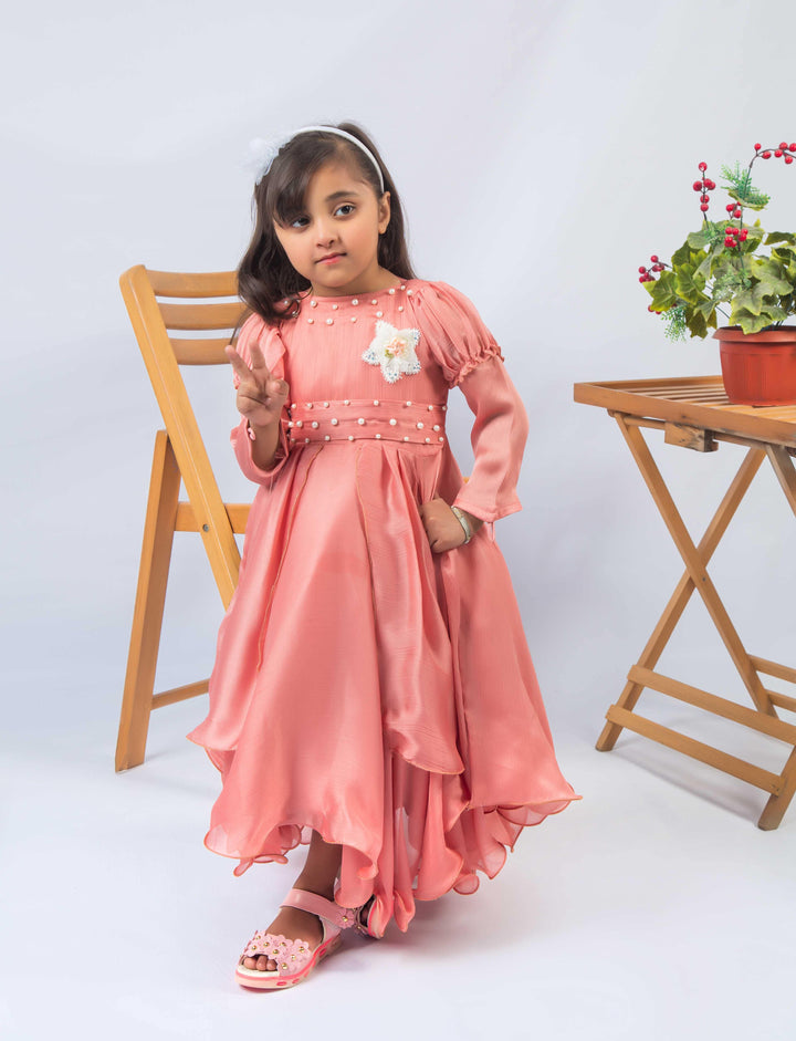 Peach Magic (Peach Maxi for baby girls) - Modest Clothing