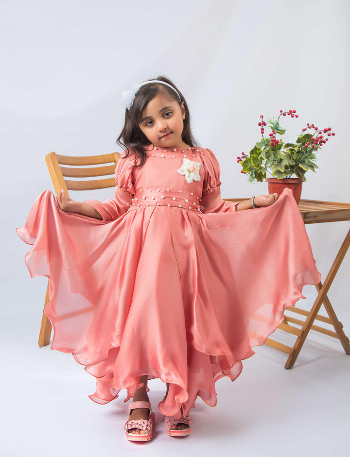 Peach Magic (Peach Maxi for baby girls) - Modest Clothing