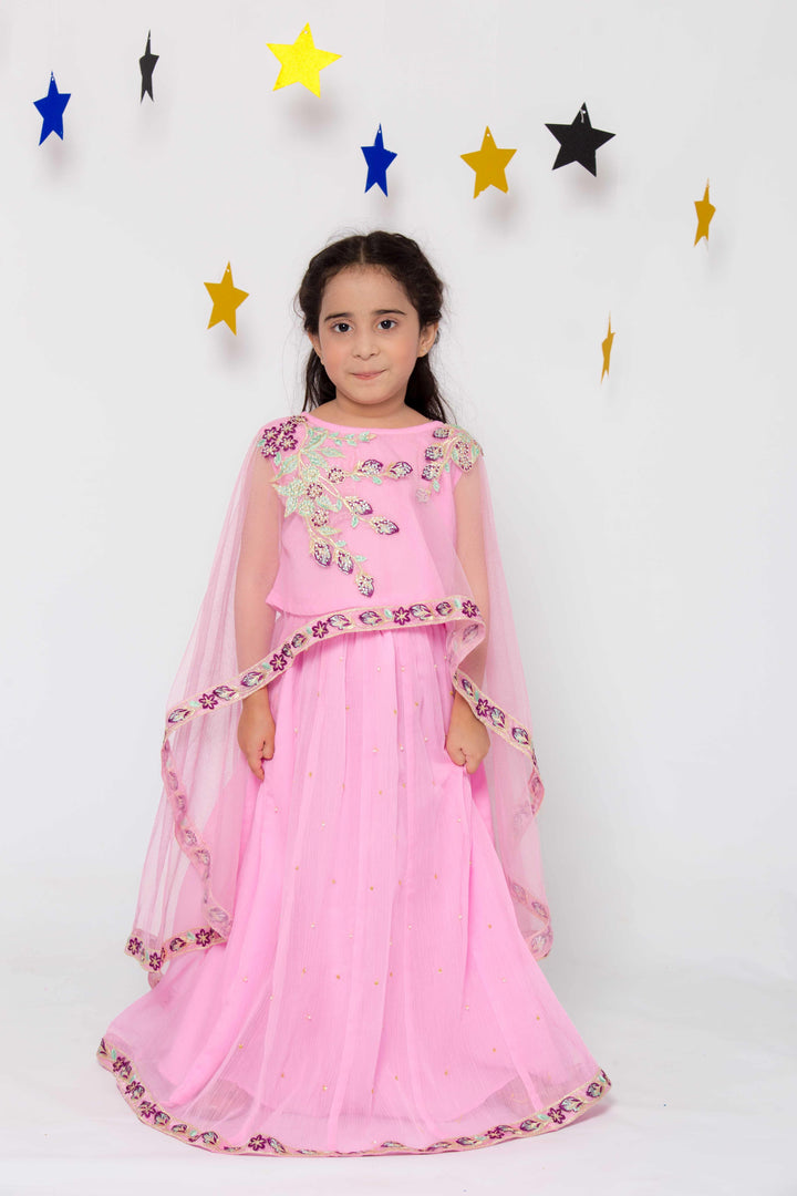 pink frock for girls 