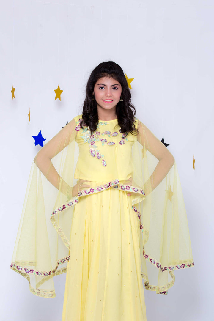 Limelight – Lemon – Girls Skirt & Blouse - Modest Clothing