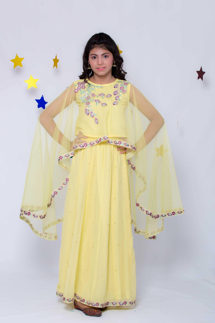 Limelight – Lemon – Girls Skirt & Blouse - Modest Clothing