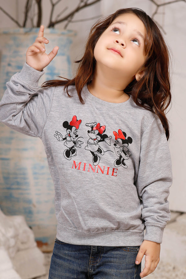 Grey Minnie Sweat Shirt