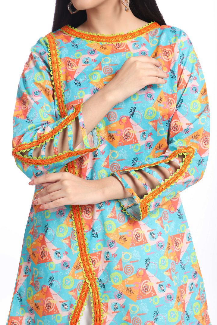 Shabnam - Stitched Lawn Two Pieces - Modest Clothing
