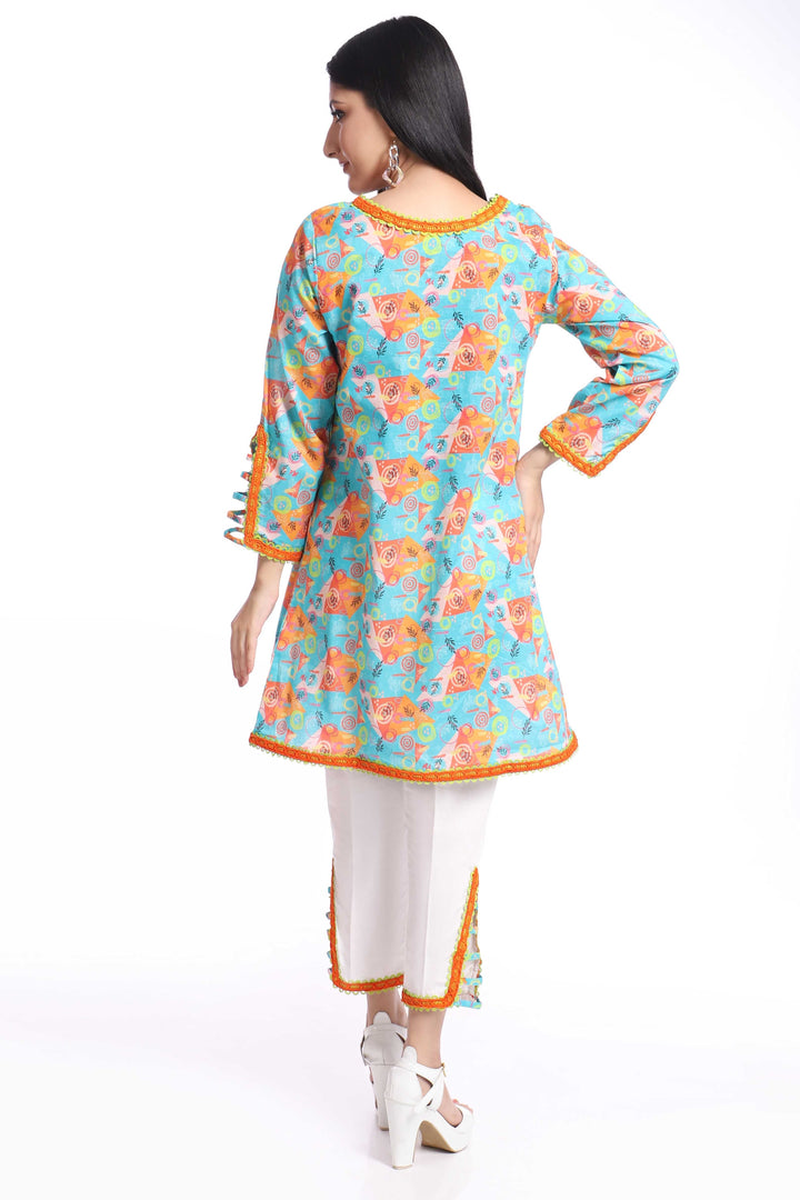 Shabnam - Stitched Lawn Two Pieces - Modest Clothing