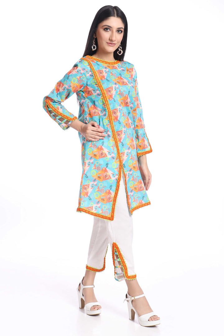Shabnam - Stitched Lawn Two Pieces - Modest Clothing